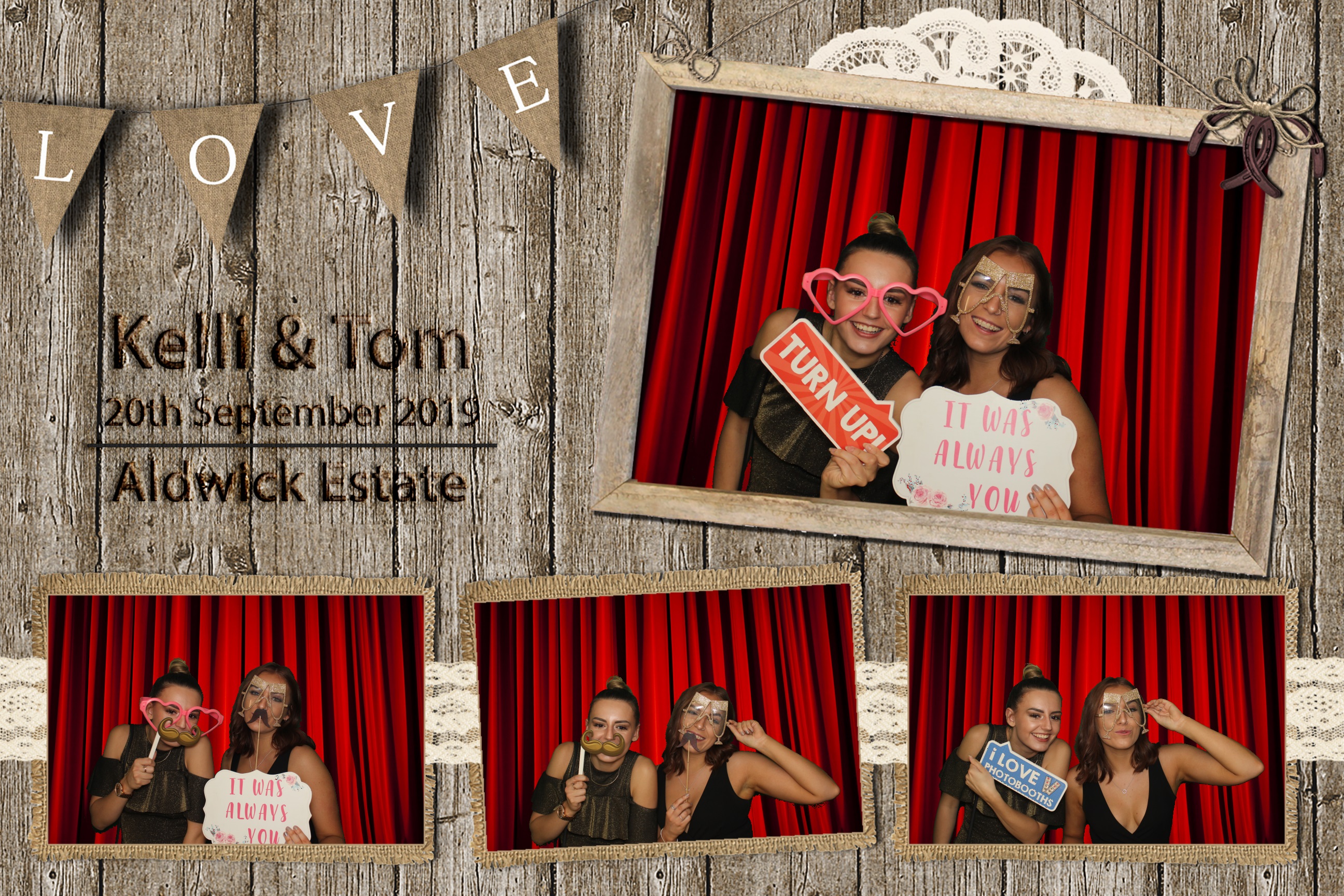 Kelli & Tom's Wedding | View more photos from the event at images.mobile-photo-booth.com/u/MobilePhotoBoothUK/Kelli-Toms-Wedding
